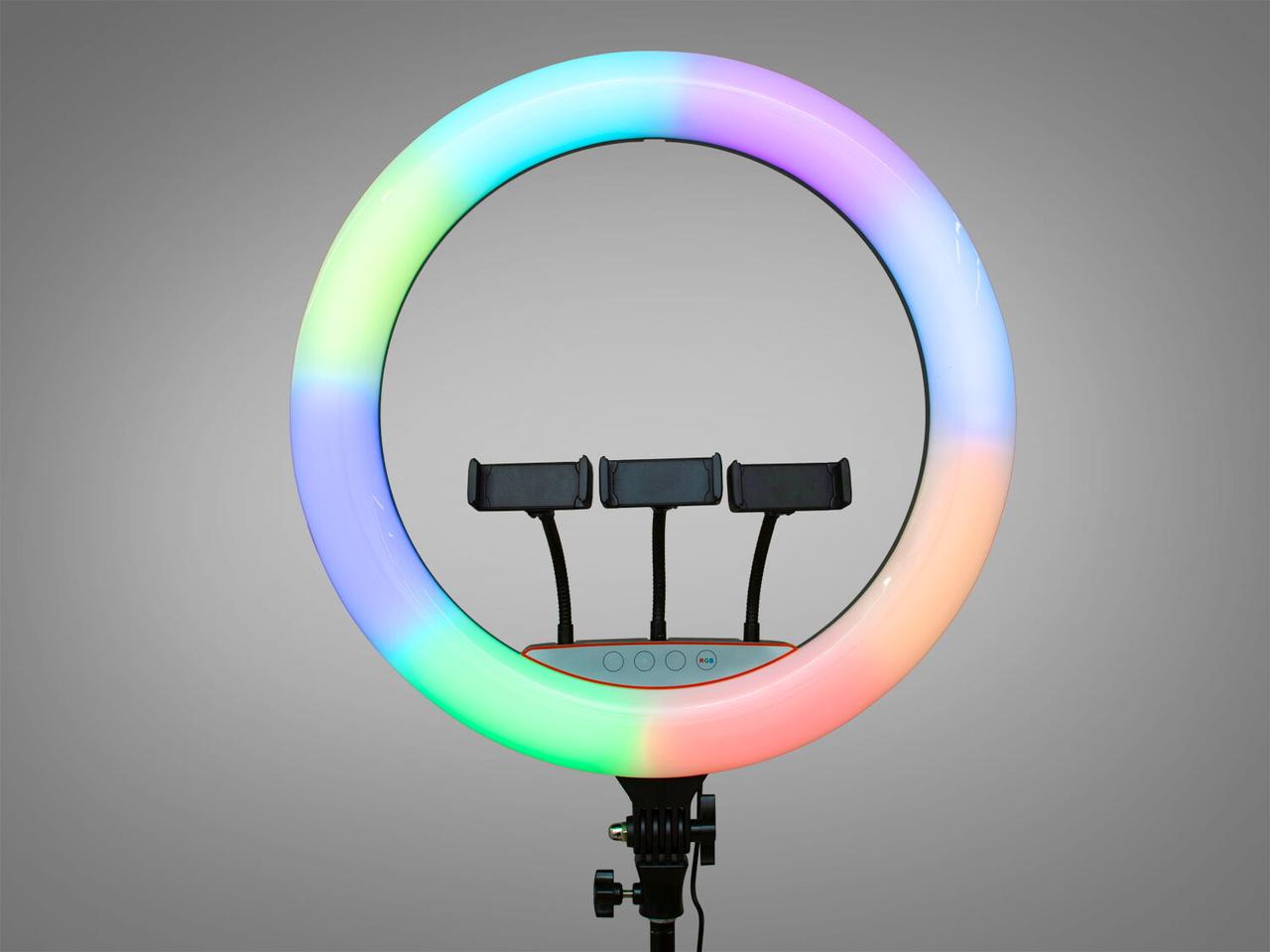 RGB селфі лампа з пультом 45 см без штатива живлення 220 В SL-45CM
