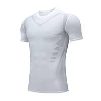 Компрессионная футболка мужская Heart L Loku белый