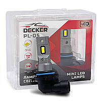 Светодиодные автолампы Decker LED PL-05 5K HB4 (9006) 30W 5000K 7000Lm (2шт.)