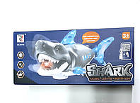 Музыкальная игрушка ZR186 акула, 29см, їздить/танцює, музика