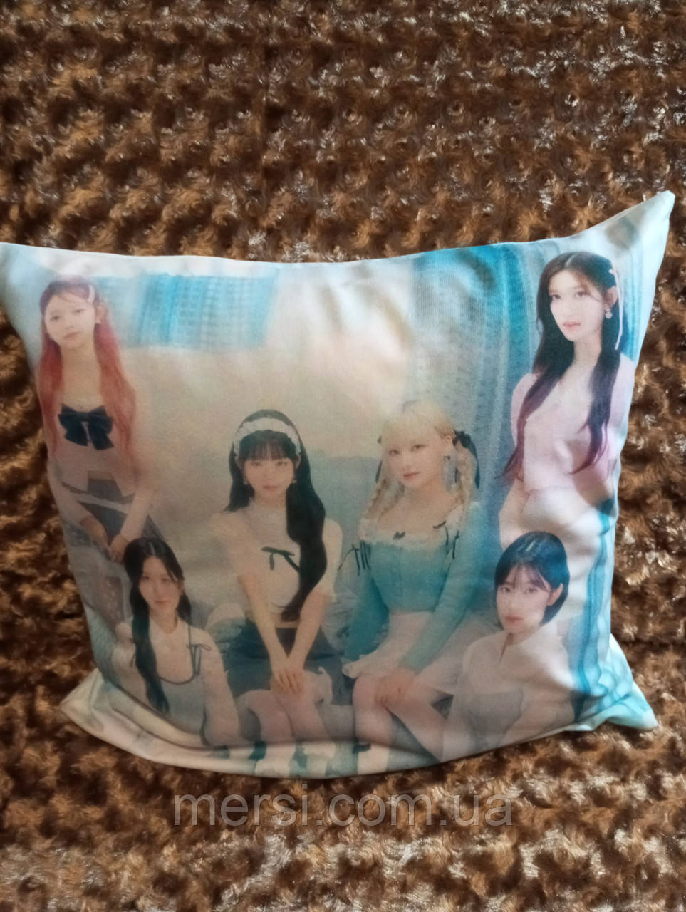 Наволочка для подушки с фото K-POP IVE №2 44см*44см двостороння, фото 1