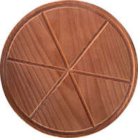 Дошка обробна під піцу з поділками 22 см