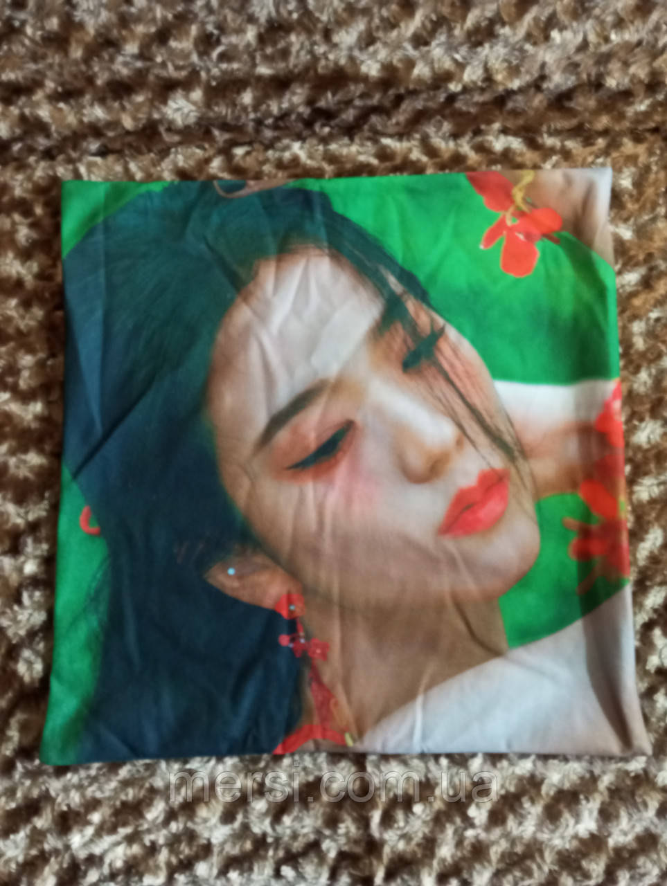 Наволочка для подушки с фото K-POP JISOO №1 44см*44см двостороння