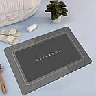 Інноваційний Супервбираючий Діатомітовий Килимок для ванної 60*40см прямокутний Зеленый, фото 3