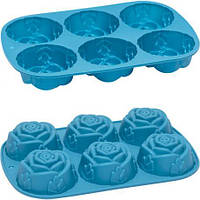 Від 2 шт. Форма силіконова 6шт на планшеті FY-0116, 25*16,53,5см купити дешево оптом в інтернет-магазині