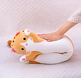 М'яка іграшка 65 см для обіймання довгий кіт батон подушка, іграшка-обіймашка для сну кольору, фото 6