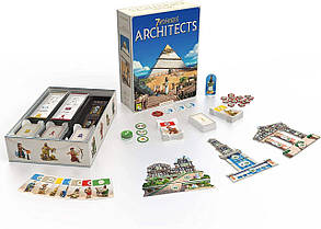 Настільна гра 7 Wonders: Architecs  (7 Чудес: Архітектори) (+ наліпки на карти українською + QR код на правила), фото 2