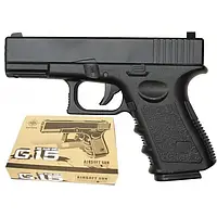 Детский пистолет Glock 17 Galaxy G15 металл черный
