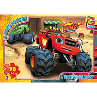 Пазлы детские "Blaze" G-Toys ZE023, 70 элементов, Vse-detyam