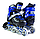 Дитячий комплект Роликів із захистом і шоломом Scale Sports Blue розмір 29-33, фото 4
