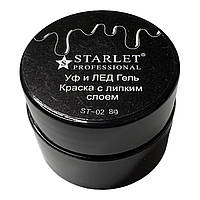 Гель-фарба для нігтів Starlet Professional ST 02 чорна