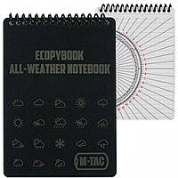 Водонепроницаемый Блокнот с транспортиром формата А6 M-Tac "Ecopybook Tactical" (10273001) Не впитывает воду