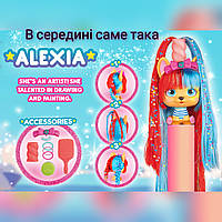 Imc toys Vip pets glitter twist series 2 Alexia hair reveal питомец сюрприз color домашний любимец вип петс