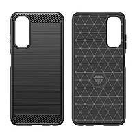 Протиударний TPU чохол Rugged Carbon для Samsung Galaxy A05s (sm-a057) | Mofan | чорний