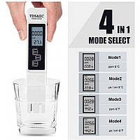 Комбінований солемір/кондуктор, кондуктометр TDS/EC метр TEC-1 (0-5000ppm; 0 - 9990µS/cm)