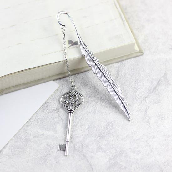 Закладка для книг металева Ключі MRBookmark сріблястий, фото 1