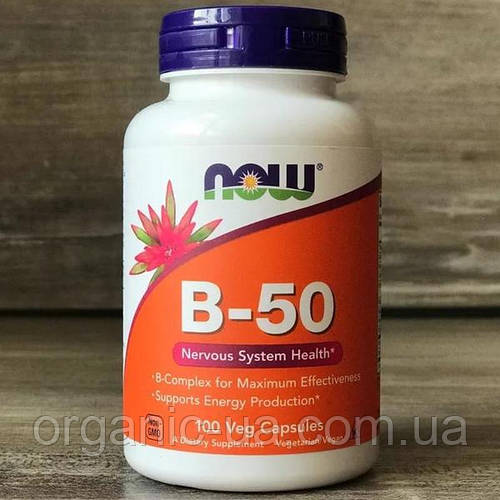 Now Foods B-50 добавка с витаминами группы В, 250 таблеток NOW Foods, B ...