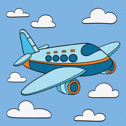 Картина за номерами "Захоплюючий політ" 25х25 см [tsi231403-TSI], фото 1