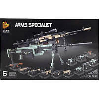 Конструктор Оружие 12в1 Arms Specialist Panlos Brick 559 деталей