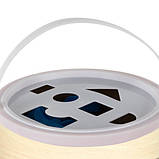 Дерев'яні кубики конструктор великий набір 100 елементів  (сортер, головоломка , сумка) KRUZZEL 22666 Польща, фото 6