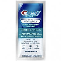 Полоски для отбеливания зубов Crest 3D Whitestrips 1 Hour Express