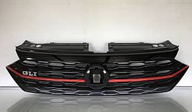 Решетка переднего бампера верхняя GLI VW Jetta 2018-2021 17A853651ADCEE, 17A-853-651-R-IDJ