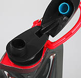 Багаторазова спортивна Портативна складана пляшка для води 700 мл термостійка чорна, фото 2