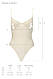 Еротичне боді Avanua Bianca Body Ecru, фото 5