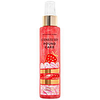 Парфюмированный спрей для тела с шиммером Bath & Body Works Strawberry PoundCake