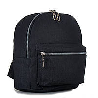 Детский джинсовый рюкзак черного цвета дошкольный в садик или для прогулок 0013