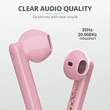 Навушники Trust Primo Touch True Wireless Mic Pink (23782), фото 10