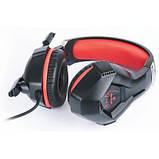 Навушники REAL-EL GDX-7575 Black-Red, фото 3