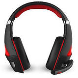 Навушники REAL-EL GDX-7600 Black-Red, фото 2