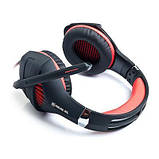 Навушники REAL-EL GDX-7600 Black-Red, фото 5
