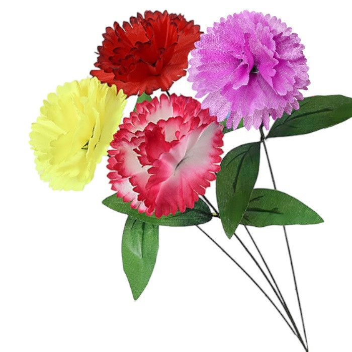 Гвоздика кольорова велика на ніжці, 41см, фото 1