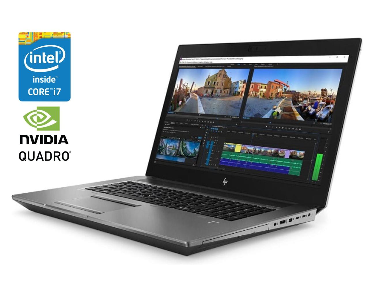 Ноутбук HP ZBook 17 G5/ 17.3" (1920x1080)/ Core i7-8850H/ 32 GB RAM/ 512 GB SSD/ Quadro P3200 6GB