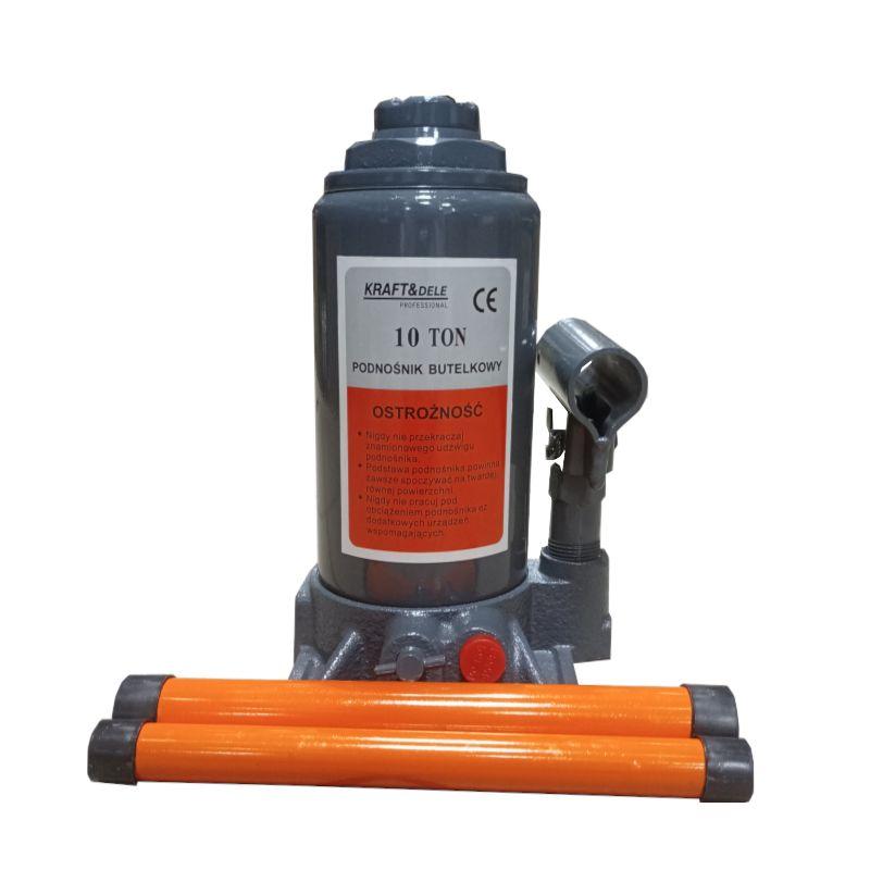 Домкрат пляшковий "стовпчик" 10Т Kraft Dele KD1984, фото 1