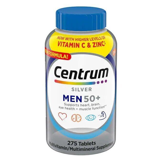 Вітамінно-мінеральний комплекс для чоловіків віком від 50 років Centrum Silver Men 50+ 275 таблеток