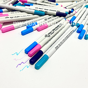 Маркер для тканини, що змивається при пранні або поливом з пульверизатора Бірюзовий