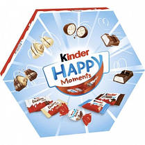Цукерки Шоколадні Kinder Happy Moments Кіндер Асорті 161 г Італія