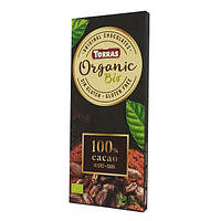 Шоколад Torras Organic Bio 100% какао без цукру і глютену 100 грам