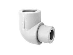 Кутник 90˚ Ø20 внутрішній-зовнішній поліпропіленовий білий колір Asco®