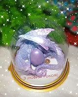 Подарки девушкам женщинам на 14 февраля 8 марта день рождения из твердого мыла дракон с яйцом на новый год