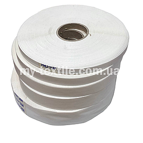Клейова стрічка павутинка з папером 1 см 100 м
