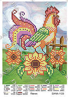 Схема для вишивання бісером Петушок