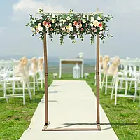 Свадебная подставка для цветов Деревянная арка Свадебная арка Съемная подставка для цветов Деревянная беседка