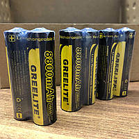 Аккумулятор (1шт) 18650 Greelite 4.2V 9.6Wh Li-ion батарейка XG-684 для фонарика (Ручной фанарик)