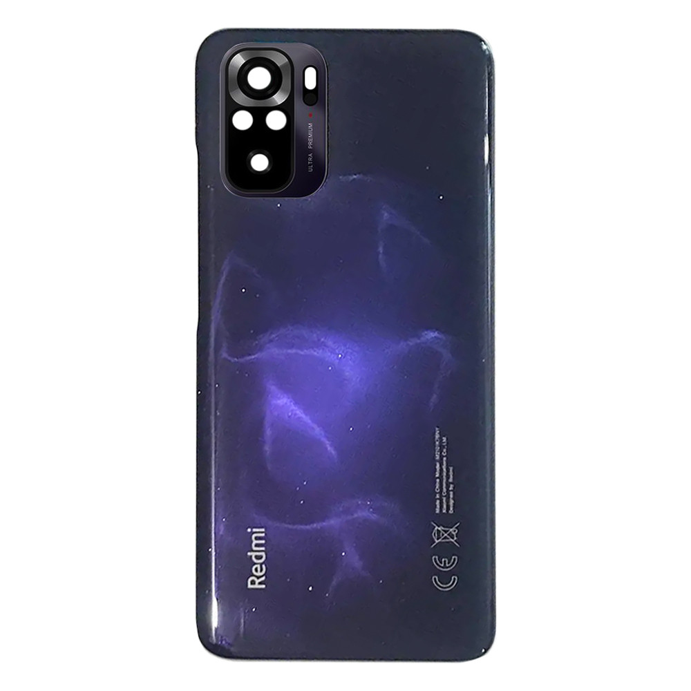 Задня частина корпусу Xiaomi Redmi Note 10 / Note 10S Starlight Purple (з склом камери), фото 1