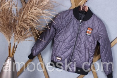 Куртка Бомбер Хлопчикова Демісезонна Стеганна р. Підліток 9-11 років (134-146 см) Amodeski - Це Мода та Стиль
