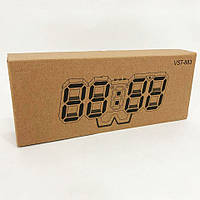 Часы настольные электронные LY-1089 LED с будильником QB-574 и термометром (Настольные часы, настенные часы)